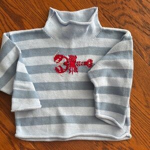 Claver blue lobster Sweater 24m